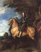 Anthony Van Dyck equestrian porrtait of charles l Sweden oil painting artist